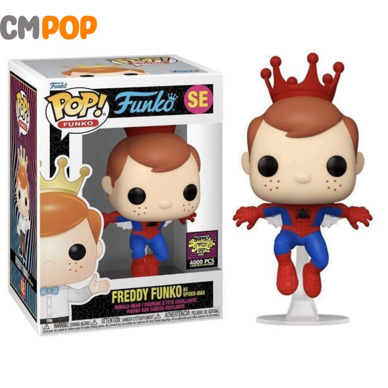 Freddy Funko as Spider-Man  - SE - Funko Pop! - Funko  - Blacklight Battle 4000 PCS