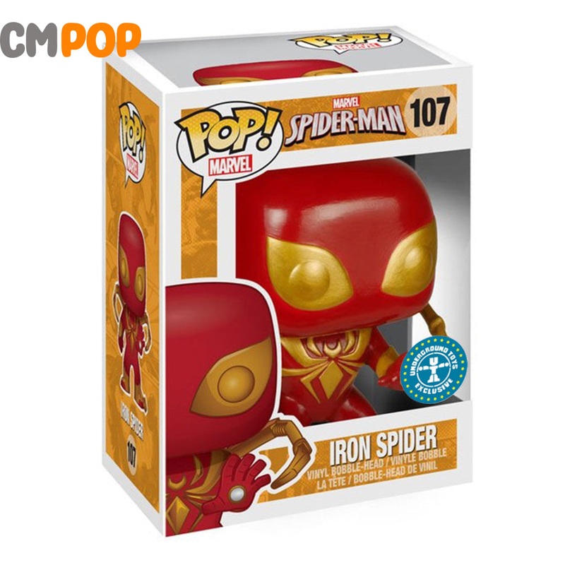 Iron Spider - #107 - Funko Pop! - Underground Toys Exclusive