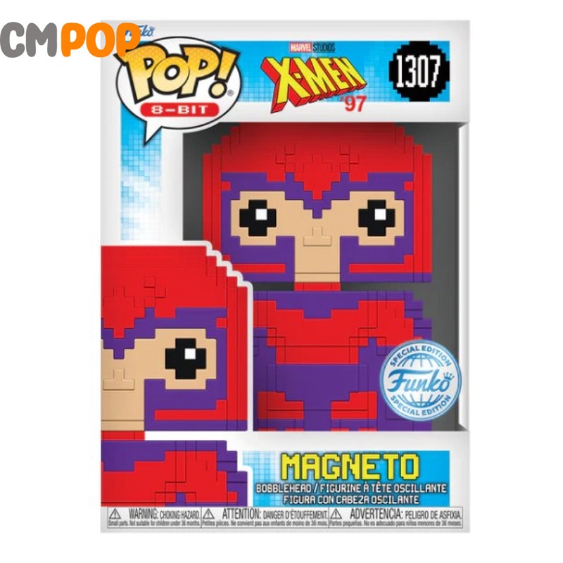 Magneto  - #1307 - Funko Pop! - B-Bit - Marvel - X-Men - Funko Exclusive