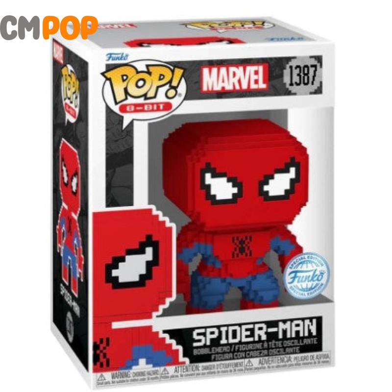 Spider-man - #1387 - Funko Pop! - Marvel - 8-BIT