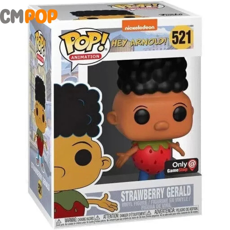 Strawberry Gerald - #521 - Funko Pop! - Animation - Nickelodeon - Hey Arnold - Game Stop Exclusive