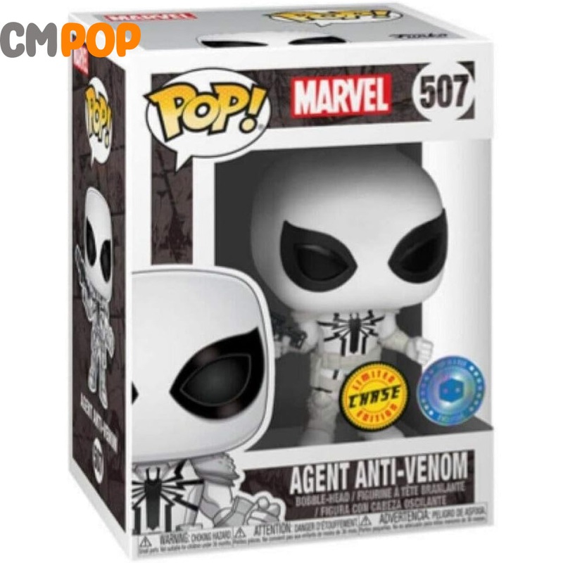 Agent Anti Venom   - #507 -  Funko Pop! - Marvel -  Chase Edition - Pop in a Box Exclusive