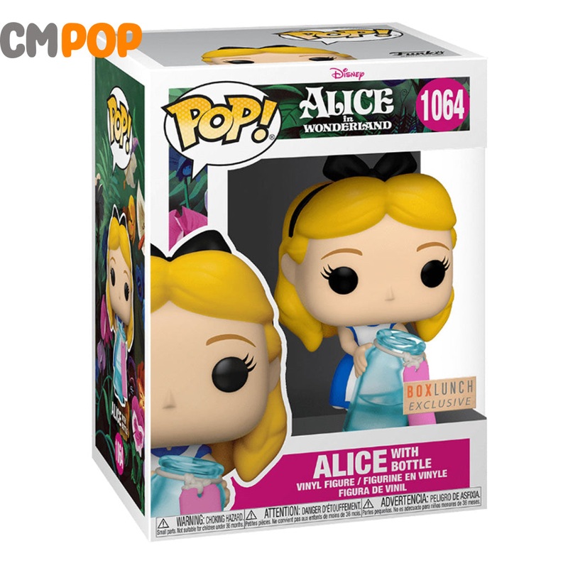 Alice with Bottle - #1064 - Funko Pop! - Alice in Wonderland - Box Lunch Exclusive
