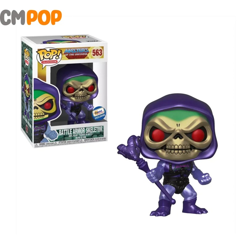 Battle Armour Skeletor - #563 - Funko Pop! - Television - Masters Of The Universe - Gemini Collectables Exclusive