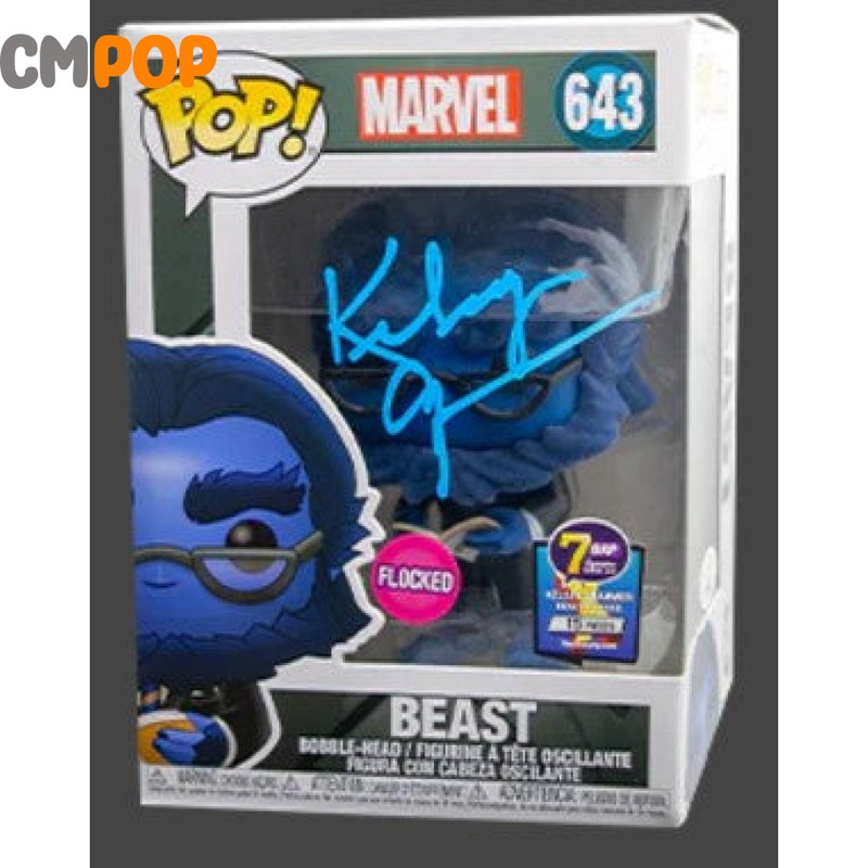 Beast - #643 - Funko Pop! - Marvel - Signed by Kelsey Grammer (15 Pcs) - Certified Pop!