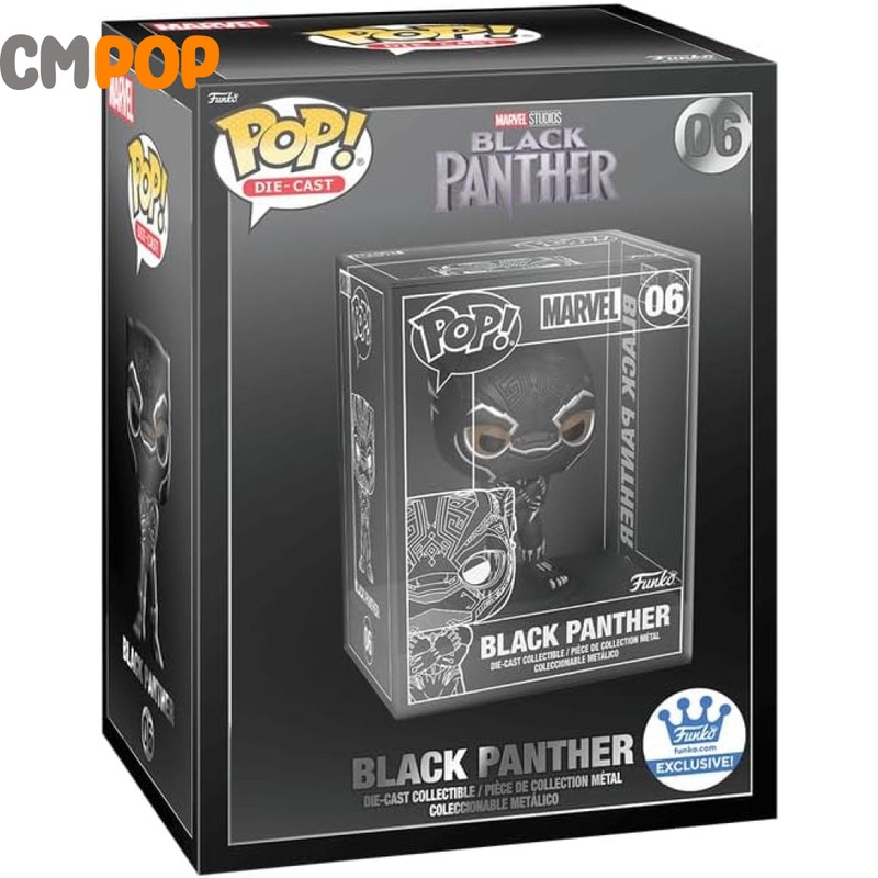 Black Panther - #06 - Funko Pop! - Die-Cast - Marvel - Black Panther - Funko Exclusive