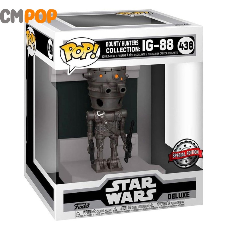 Bounty Hunters Collection: IG-88 - #438 - Funko Pop! - Star Wars - Deluxe - Special Edition