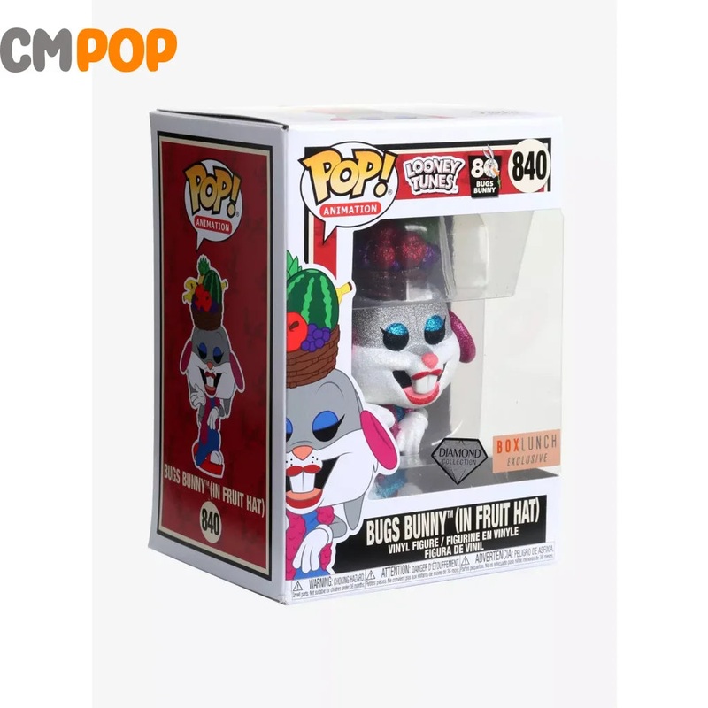 Bugs Bunny In Fruit Hat- #840 - Funko Pop! - Animation - Looney Toons - Diamond Collection - Box Lunch Exclusive