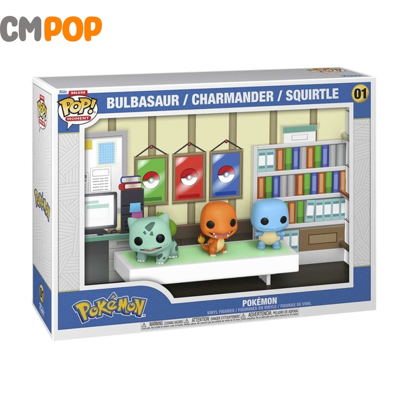 Bulbasaur/ Charmander/ Squirtle - #01- Funko Pop! - Moment - Pokmon