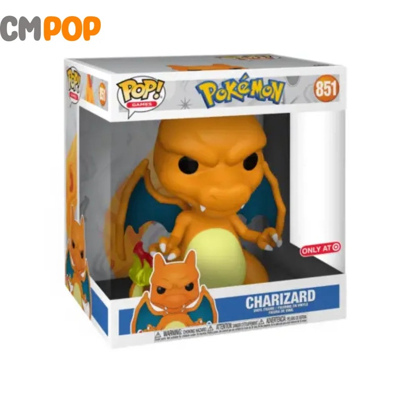 Charizard - #851 - Funko Pop!  - Games -  Pokmon - Target Exclusive - Jumbo