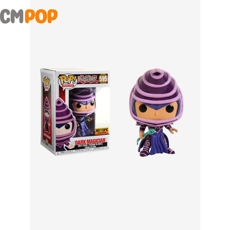 Dark Magician - #595 - Funko Pop! - Animation -  Yu-Gi-Oh - Hot Topic Exclusive