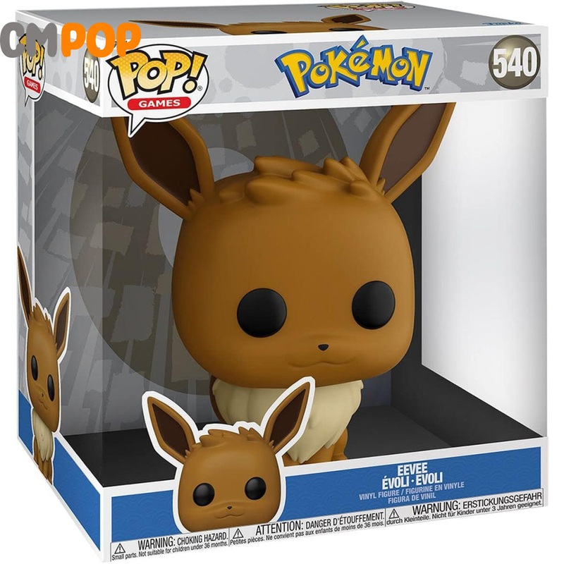Eevee- #540 - Funko Pop! - Games -  Pokmon - Target Exclusive - Jumbo