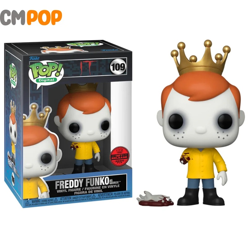 Freddy Funko as Georgie - #109- Funko Pop! - Digital  - IT - NFT release 294 pieces