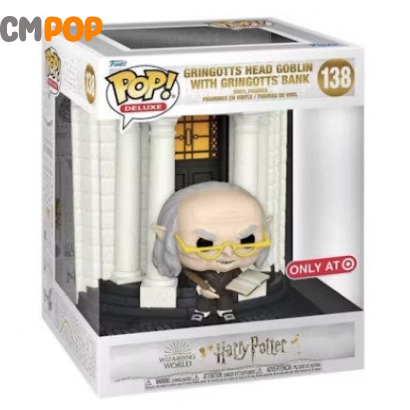 Gringotts Head Goblin with Gringotts Bank - #138 - Funko Pop! - Pop Deluxe  - Harry Potter - Target Exclusive