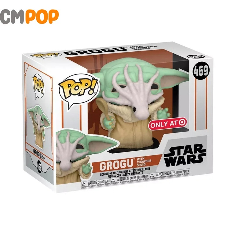 Grogu with Chowder Squid - #469 - Funko Pop! - Star Wars - Target Exclusive