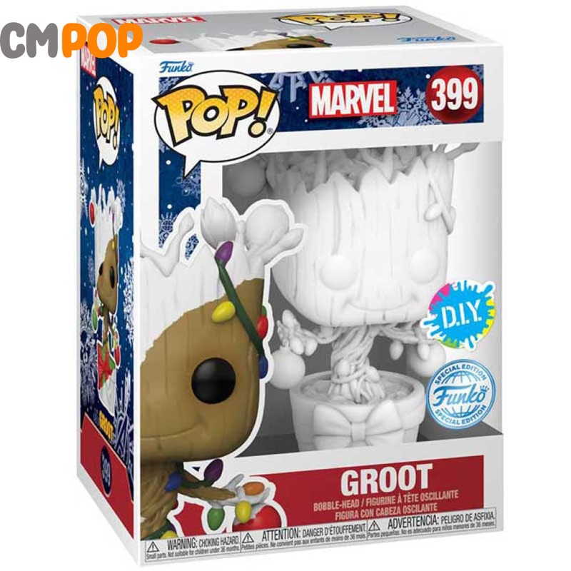Groot- #399 - Funko Pop! - Marvel - DIY - Funko Exclusive