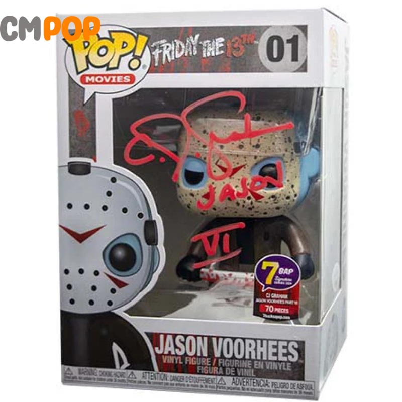 Jason #01 - Funko Pop! - Movies - Friday The 13th - Signed by CJ Graham - Certified Pop!