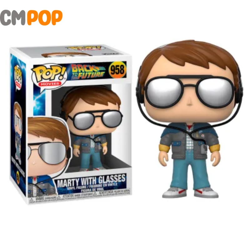 Marty With Glasses - #958 - Funko Pop! - Back to the Future