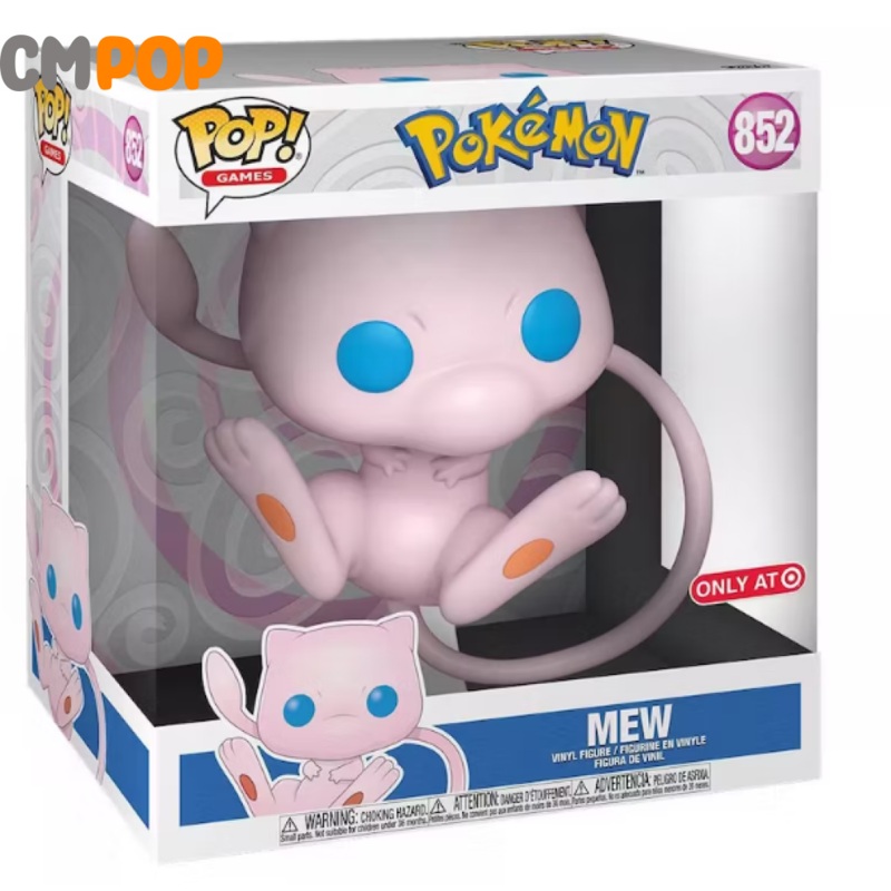 Mew  - #852 - Funko Pop!  - Games - Pokmon - Target Exclusive - Jumbo