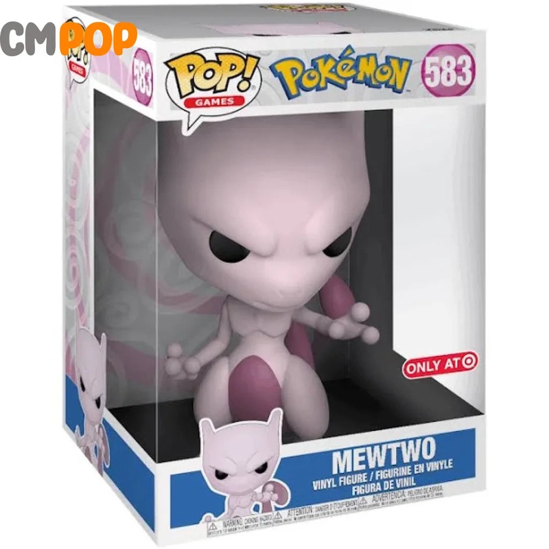 Mewtwo - #583 - Funko Pop!  - Games -  Pokmon - Target Exclusive - Jumbo
