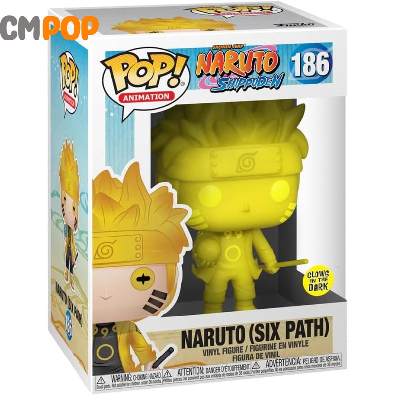 Naruto Six Path  - #186- Funko Pop! - Naruto Shippuden - GITD