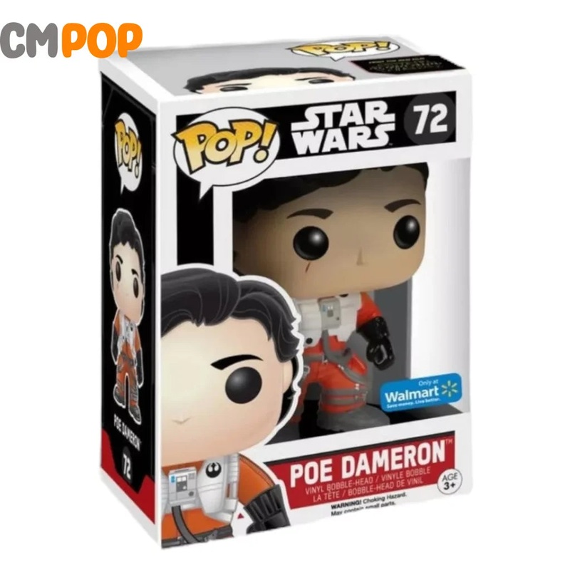 Poe Dameron - #72 - Funko Pop! - Star Wars - Walmart Exclusive