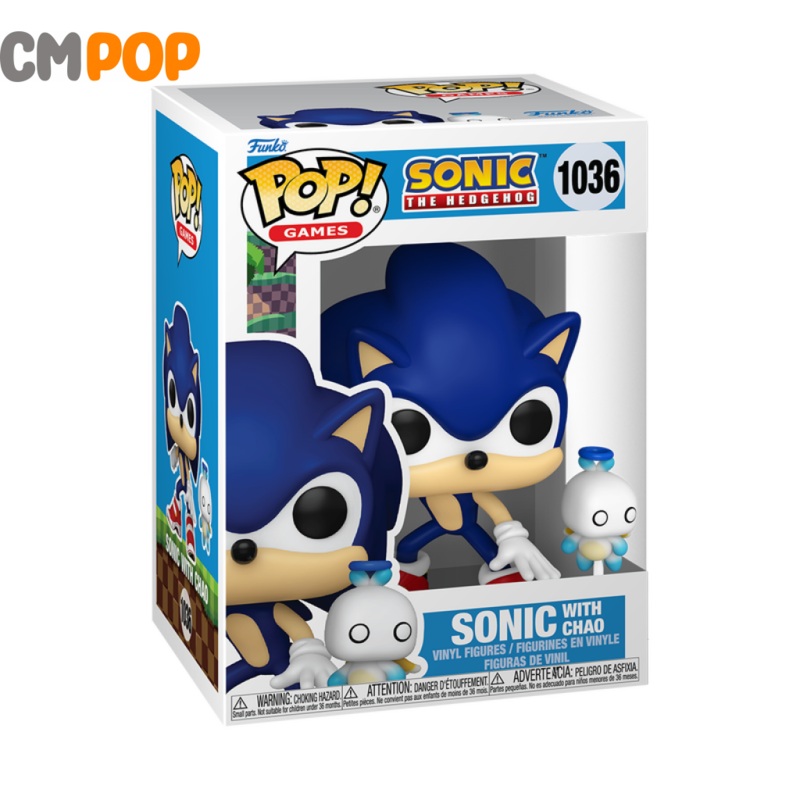 Sonic With Chao - #1036 - Funko Pop! - Pop and Buddy -  Sonic the Hedgehog