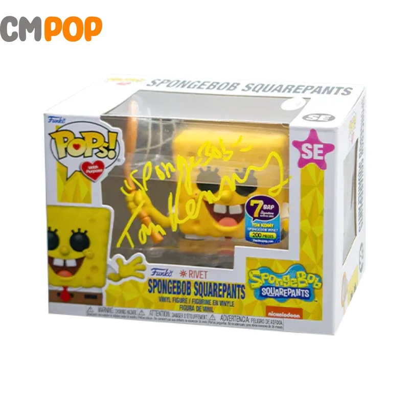 SpongeBob SquarePants - SE - Funko Pop! - Pops! with Purpose  - Spongebob Squarepants - Signed by Tom Kenny (200 pcs) - Certified Pop!