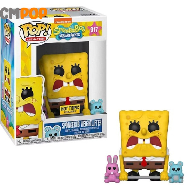 Spongebob Weightlifter  - #917 - Funko Pop! - Animation - SpongeBob SquarePants - Hot Topic Exclusive