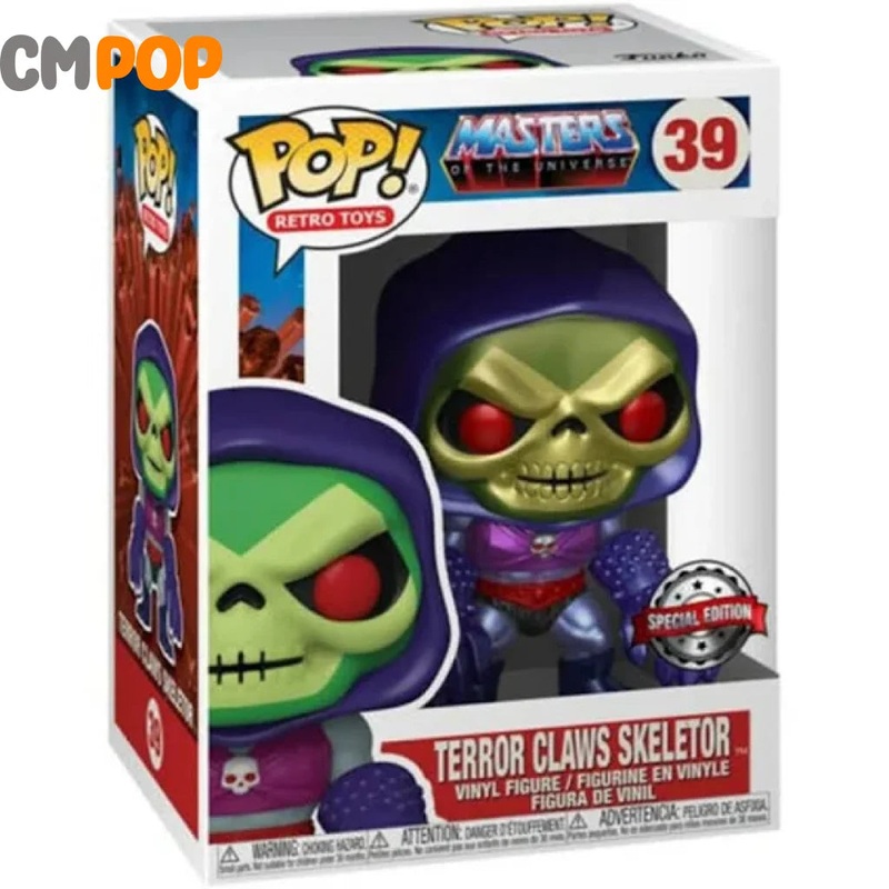 Terror Claws Skeletor - #39 - Funko Pop! - Retro Toys - Masters Of The Universe - Special Edition