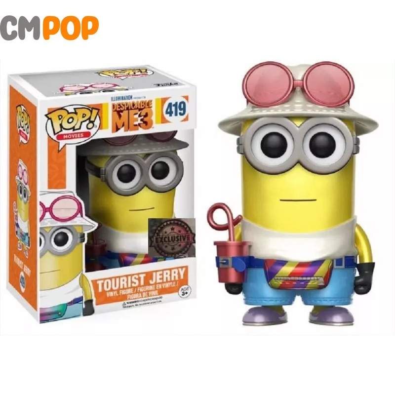 Tourist Jerry - #419 - Funko Pop! - Movies - Despicable Me 3 - Exclusive