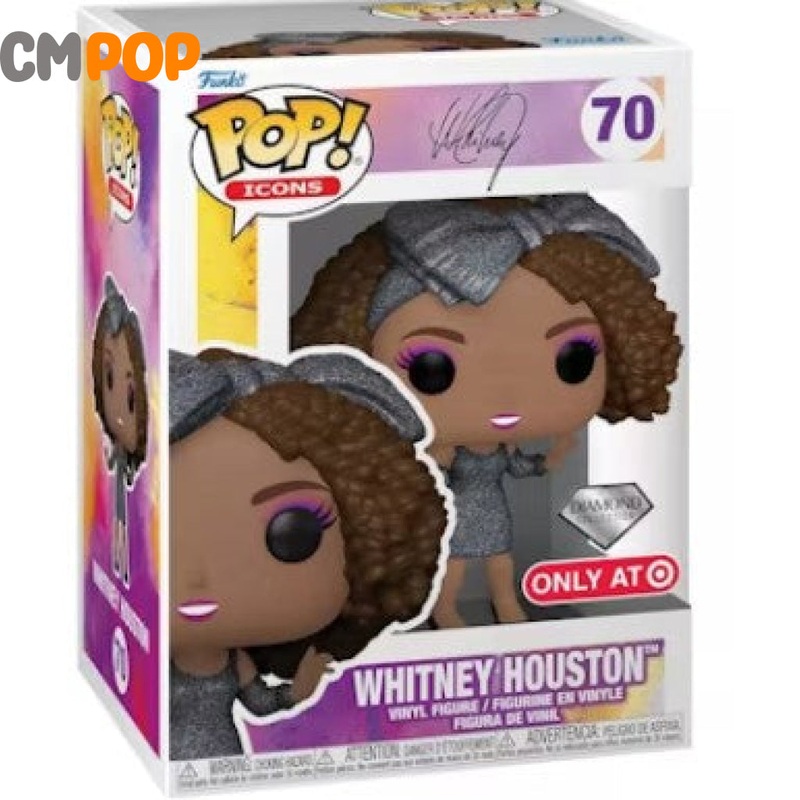 Whitney Houston - #70 - Funko Pop! - Rocks - Whitney - Diamond Collection - Target Exclusive