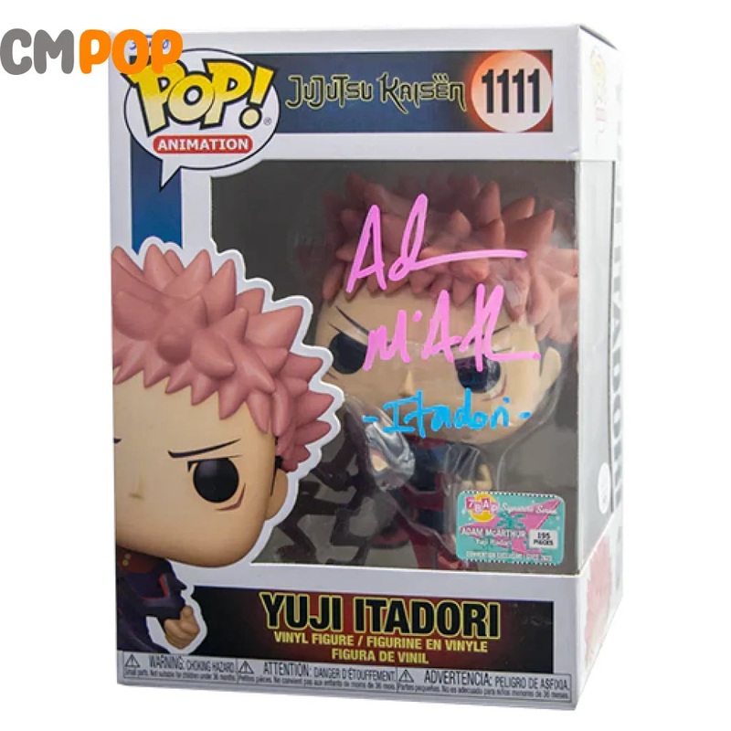Yuji Itadori  - #1111 - Funko Pop! - Animation - JuJutsu Kaisen - Signed by Adam McArthur (195 Pcs) - Certified Pop!