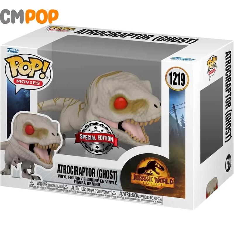 Atrociraptor (Ghost) - #1219 - Funko Pop! - Movies - Jurassic World - Special Edition