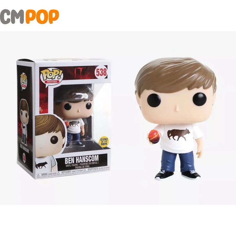 Ben Hanscom  - #538 - Funko Pop! -  IT - Horror - Glows in the Dark