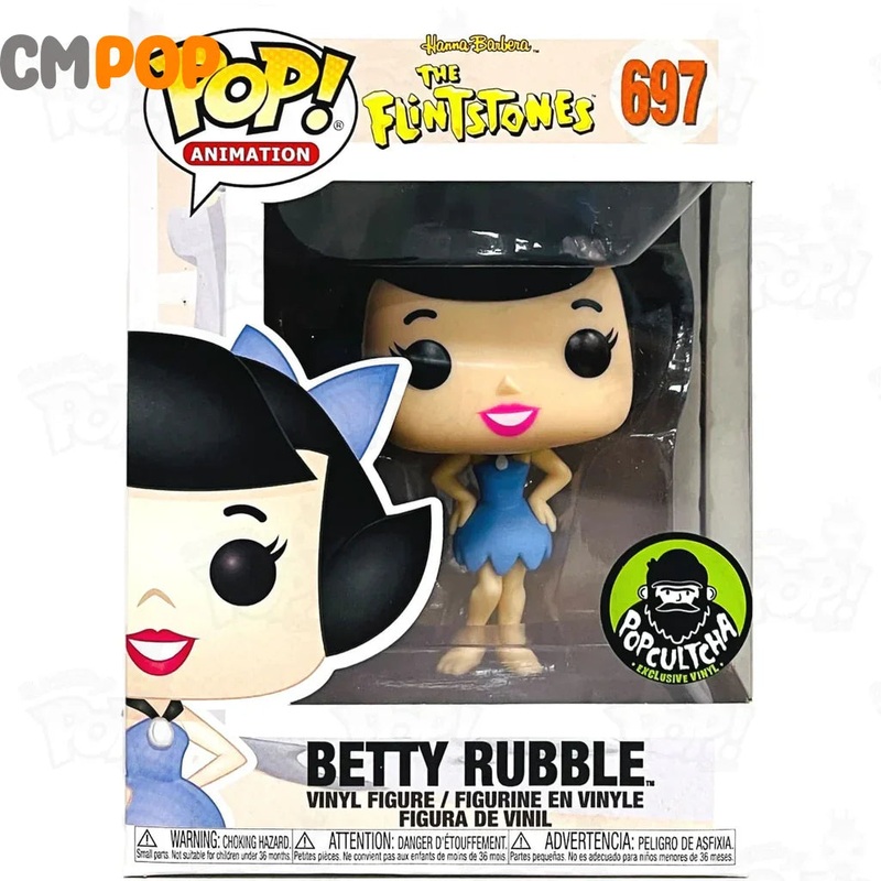 Betty Rubble  - #697 - Funko Pop! - Animation - The Flintstones  - Pop Cultcha Exclusive