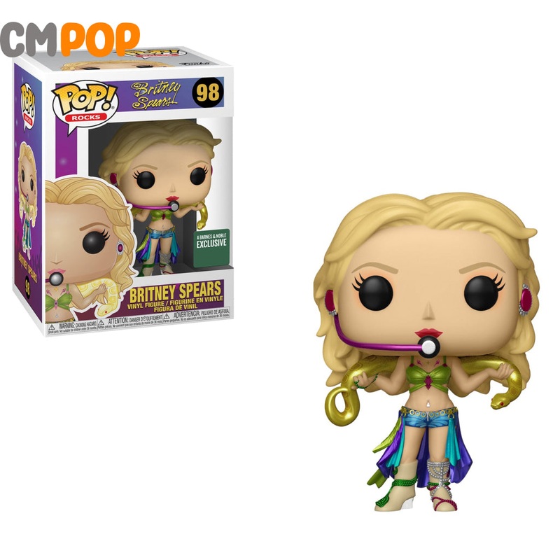 Britney Spears - #98 - Funko Pop! - Rocks - Britney Spears - A Barnes & Noble Exclusive