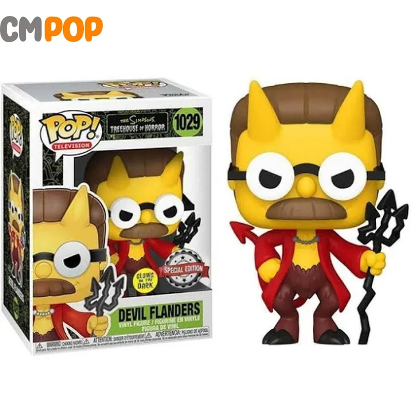 Devil Flanders - #1029 - Funko Pop! - The Simpsons - Glows in the dark - Special Edition