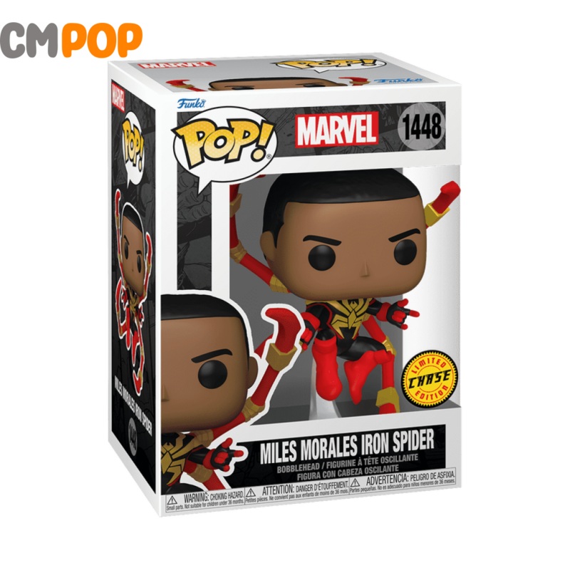 Miles Morales Iron Spider  #1448 - Funko Pop! - Marvel - Comics - With Chase