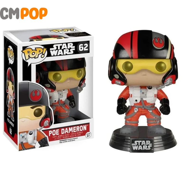 Poe Dameron - #62 - Funko Pop! - Star Wars