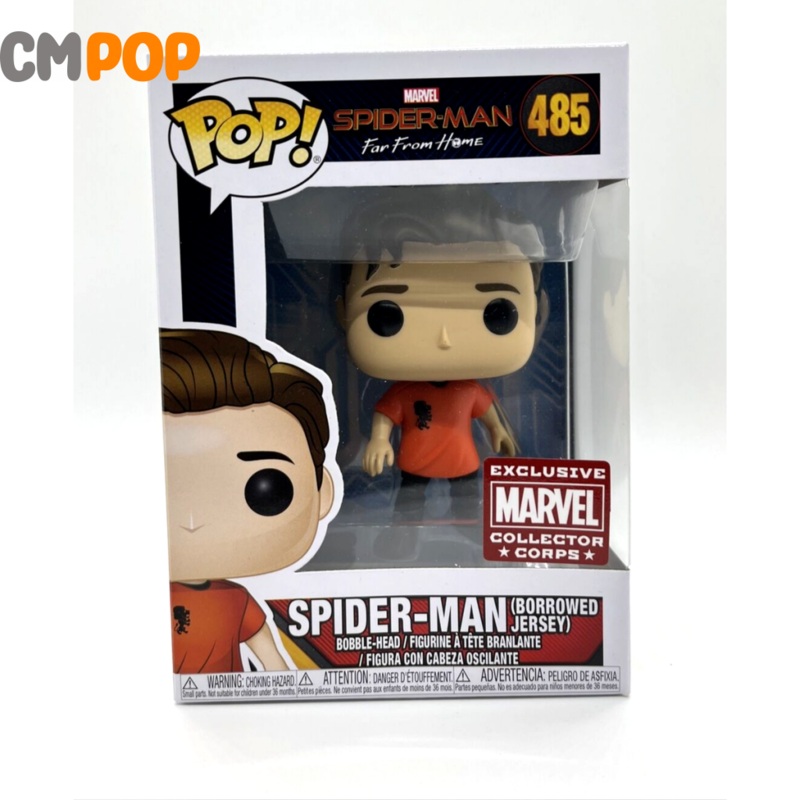 Spider-Man (Borrowed Jersey) - #485 - Funko Pop!  - Marvel - MCC Exclusive