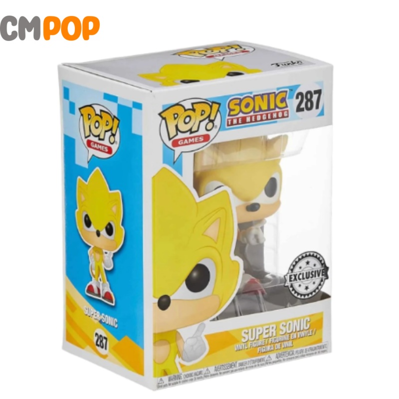 Super Sonic - #287 - Funko Pop! - Games - Sonic the Hedgehog - Exclusive