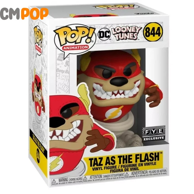 Taz as the Flash - #844 - Funko Pop! -Animation - Looney Tunes - FYE Exclusive