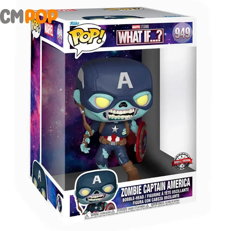 Zombie Captain America  - #949 - Funko Pop! - Deluxe - Marvel - What If...? - Special Edition