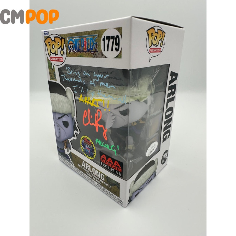 Arlong - #1779 - Funko Pop! - Animation - One Piece - AAA Anime Exclusive  - Signed By Chris Rager - Certified Pop!