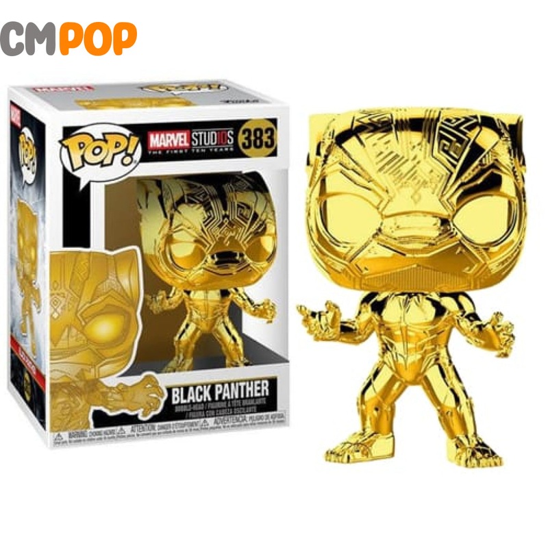 Black Panther - #383 - Funko Pop! - Marvel Studios - The First Ten Years