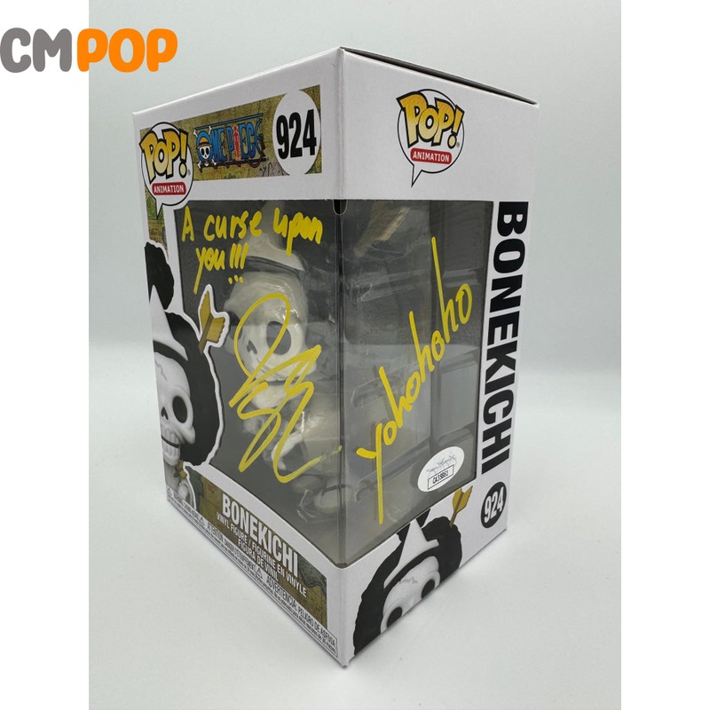 Bonekichi - #924 - Funko Pop! - Animation - One Piece  - Signed By Ian Sinclair- Certified Pop!