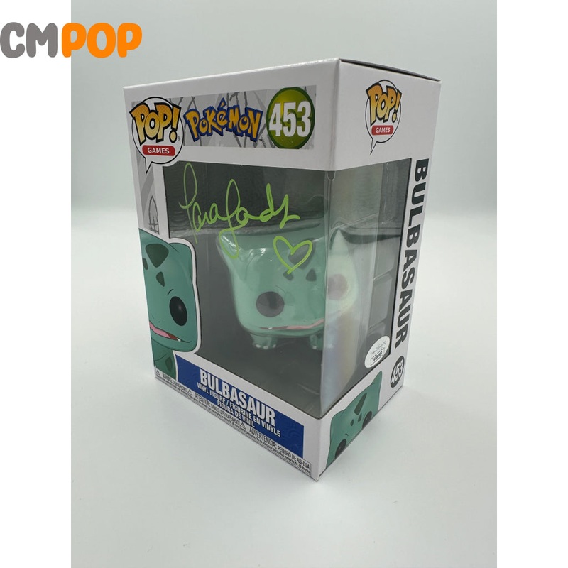 Bulbasaur - #453- Funko Pop! - Pokemon - Signed By Tara Sands - Certified Pop!