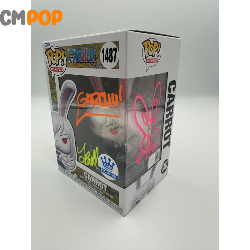 Carrot - #1487 - Funko Pop! - One Piece - Funko Shop Exclusive - Signed By  Tia Lin Ballard  - Certified Pop!