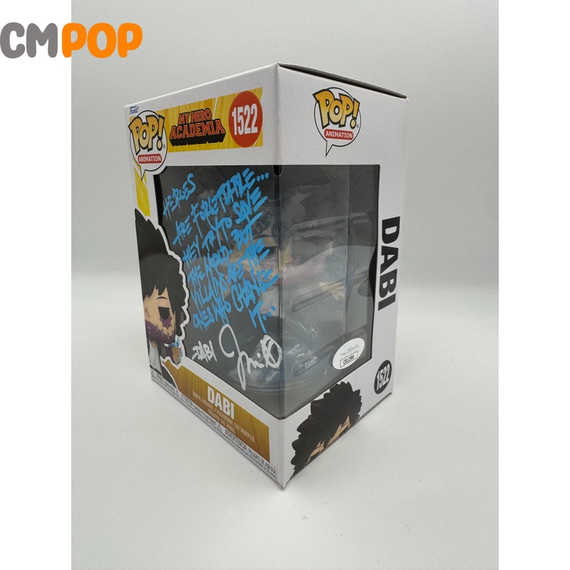 Dabi - #1522- Funko Pop! - Animation - My Hero Academia - Signed by  Jason Liebrecht - Certified Pop!